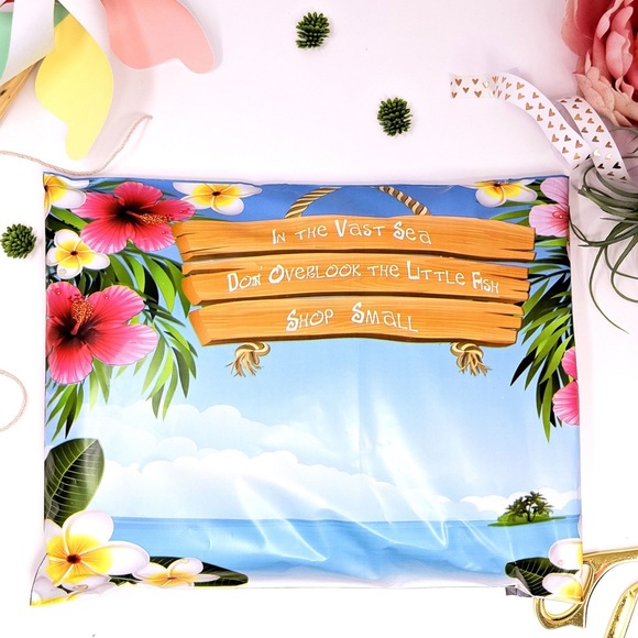 50 10X13 Tropical Poly Mailers PRICE IS FIRM - Picture 4 of 4